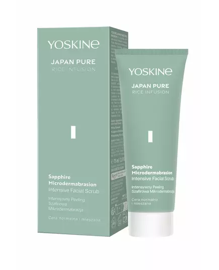 Yoskine Japan Pure Saphir-Mikrodermabrasion Peeling Reinigungspeeling Gesicht, 75 ml, Bild 2