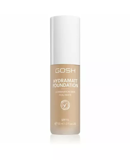 Gosh Hydramatt Matt Flüssige Grundierung 006N Mittleres Licht SPF 15, 30 ml