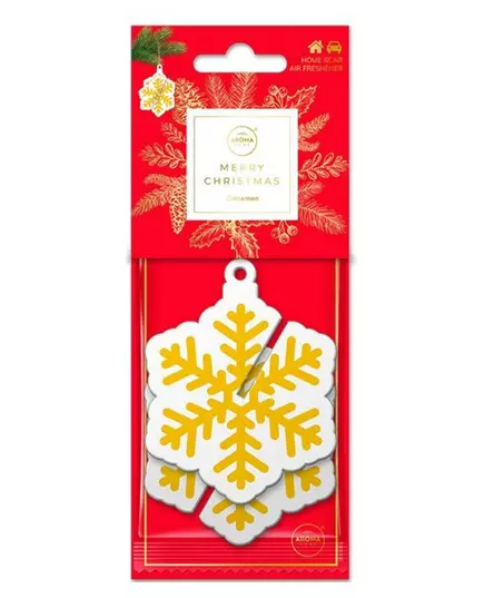 Aroma Car Xmas 3D Snowflake Zimt Raumlufterfrischer, Bild 10