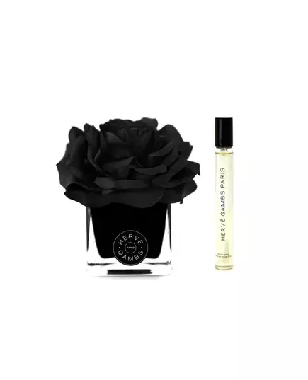 Set Herve Gambs: Ombre Patchouli Room Spray 10 ml + Black Couture Flower Porcelain Aroma Reed Diffuser Black, 10 ml, Bild 3