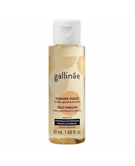 Gallinee Microbiome Skincare Vinaigre de cidre Tonifie/Apaisse & Illumine Lotion tonique Pour le visage, 50 ml