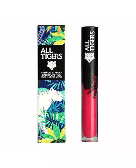 All Tigers Natural & Vegan Natürlich Matt Lipgloss 786 Beherrsche die Bühne, 8 ml, Bild 3