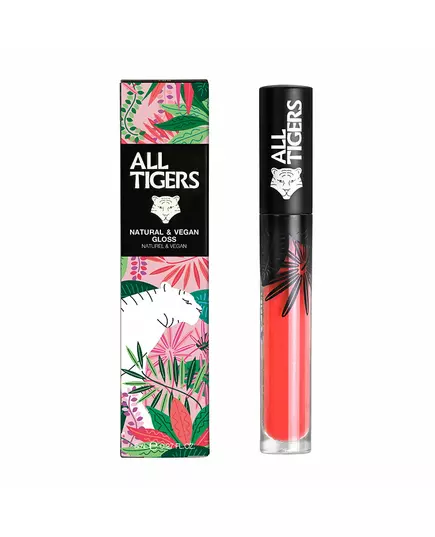 All Tigers Natural & Vegan Naturel Brillant Gloss à lèvres 701 Rêvez plus grand, 8 ml, image 3