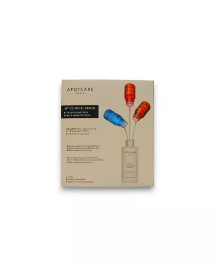 My Clinical Serum Set Apotcare: Vitamin B3 Vitamin B3 Anti-Redness Serum For Face 10 ml + Vitamin A Retinoid Anti-Wrinkle Serum For Face 10 ml + Hyaluronic Hyaluronic Acid Anti-Ageing Day & Night Serum For Face, 10 ml, image 3