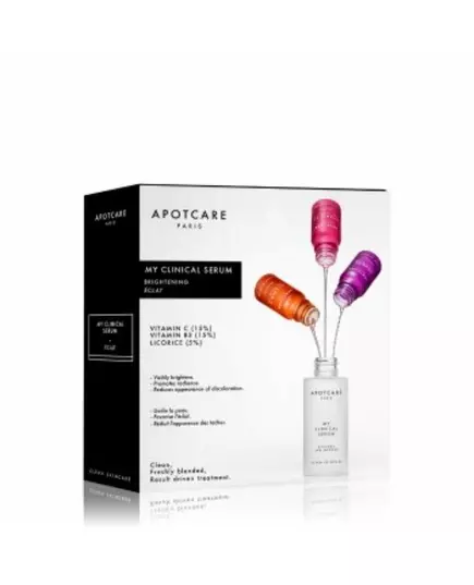 My Clinical Serum Set Apotcare: Vitamin C Vitamin C Brightening Serum For Face 10 ml + Vitamin B3 Vitamin B3 Anti-Redness Serum For Face 10 ml + Licorice Oil-Free Anti Spot Day & Night Serum For Face, 3 × 10 ml, image 3