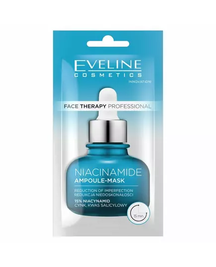 Eveline Cosmetics Therapy Professional Niacinamide Anti-Imperfection Masque crème Pour le visage, 8 ml
