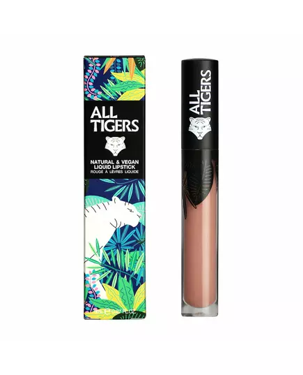 All Tigers Natural & Vegan Naturel Mat Gloss à lèvres 681 Fais confiance à mon instinct, 8 ml, image 3