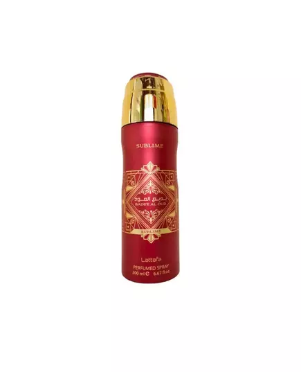 Lattafa Bade'e Al Oud Sublime Spray parfumé Pour hommes, 200 ml