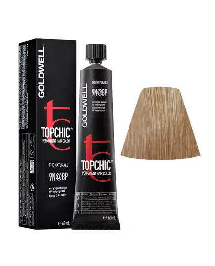 Goldwell TopChic Permanente Haarfarbe 9NBP Very Light Blonde Reflecting Opal, 60 ml, Bild 3