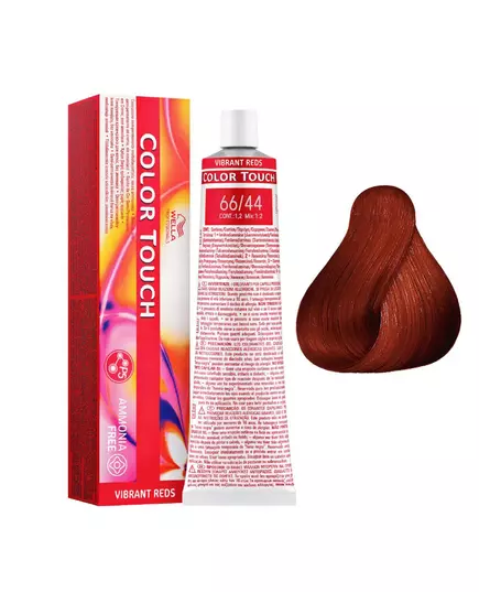 Wella Professionals Color Touch Sans ammoniaque Teinture capillaire semi-permanente 66/44 Dark Blonde Intensive Red, 60 ml, image 5