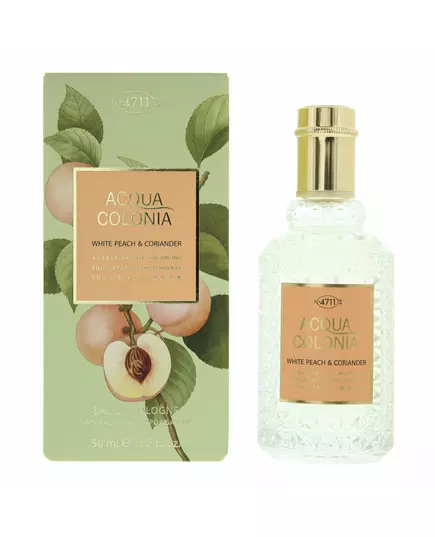 4711 Acqua Colonia White Peach & Coriander Eau de Cologne Unisex, 50 ml, Bild 3
