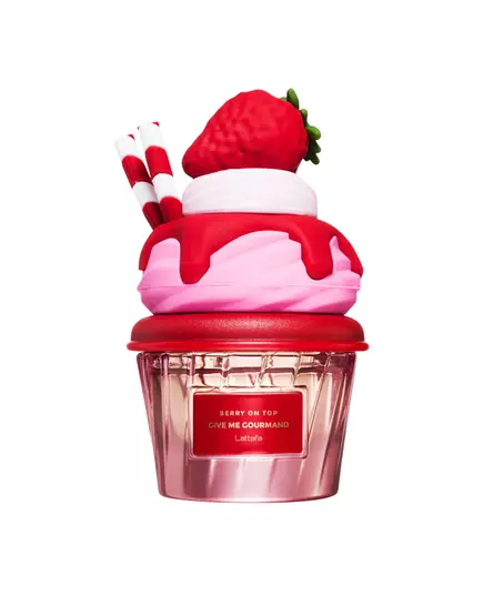 Eau de Parfum unisexe Lattafa Give Me Gourmand Berry On Top, 75 ml