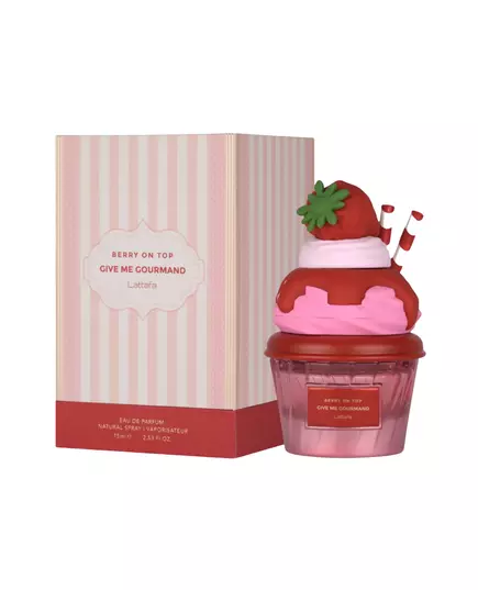 Eau de Parfum unisexe Lattafa Give Me Gourmand Berry On Top, 75 ml, image 2