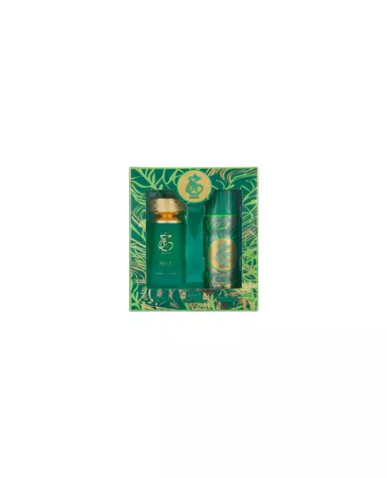 Set Paris Corner: Khair Pistachio Eau De Parfum Unisex 100 ml + Khair Pistachio Deodorant Spray For Women, 100 ml