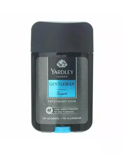 Yardley Gentleman Suave Antitranspirant Déodorant en stick Pour hommes, 50 g