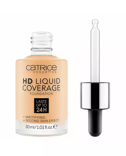 Catrice HD Vegan Glatte Flüssige Grundierung 40 Warmes Beige, 30 ml, Bild 3