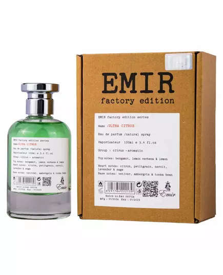 Emir Ultra Citrus Factory Edition Eau de Parfum Unisexe, 100 ml, image 2