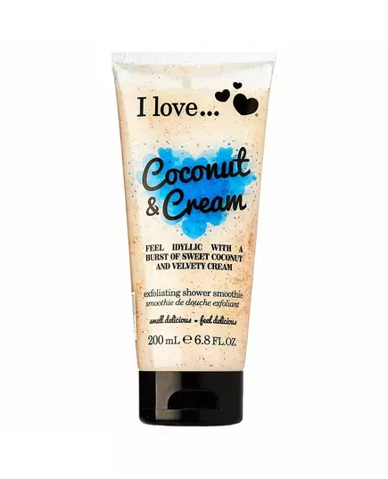 I Love Coconut & Cream Peeling Duschgel, 200 ml, Bild 3