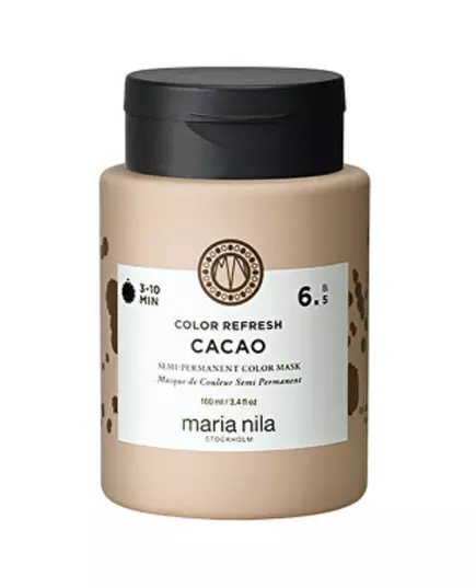 Maria Nila Colour Refresh Masque crème colorant pour cheveux Colour 6.00 Cacao, 100 ml