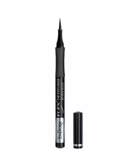 IsaDora Flex Tip Flüssiger Eyeliner 80 Tiefschwarz, 1 ml