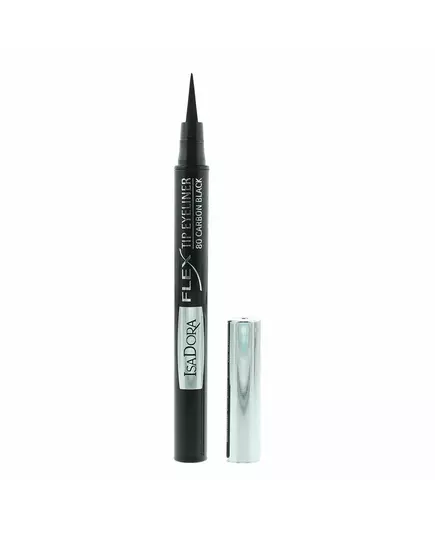 IsaDora Flex Tip flüssiger eyeliner-stift Intensiv Gel-Kajalstift 80 Ruß, 1,2 ml