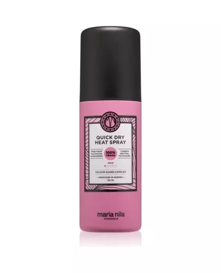 Maria Nila Quick Dry Sans cruauté Laque pour cheveux Pour protecteur thermique Maintien léger, 150 ml