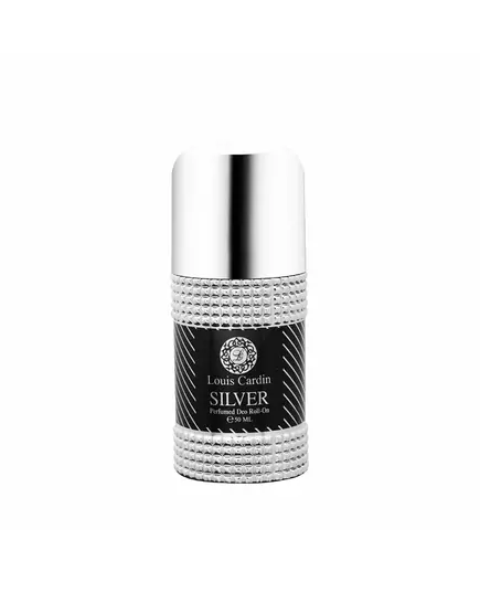 Louis Cardin Silver Deodorant-Roll-On Für Männer, 50 ml