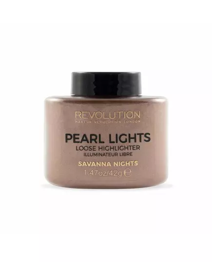 Makeup Revolution Pearl Lights Poudre illuminatrice libre Nuits de Savannah, 25 g, image 5