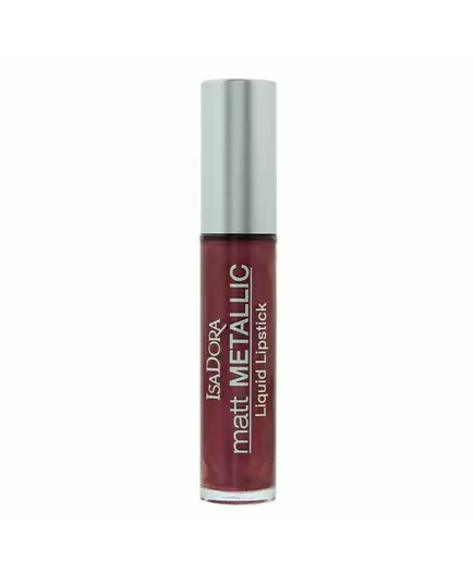 IsaDora Matt Metallic Rouge à lèvres liquide 83 Burgundy Bite, 7 ml