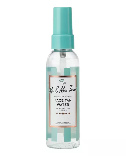 Mr & Mrs Tannie Face Tan Water Jojobaöl Hydratisierend Selbstbräunungsspray Für das Gesicht, 75 ml