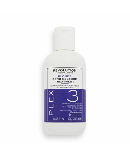 Revolution Haircare Blonde Plex 3 Shampooing traitement capillaire Restaure Pour cheveux abîmés, 250 ml, image 5