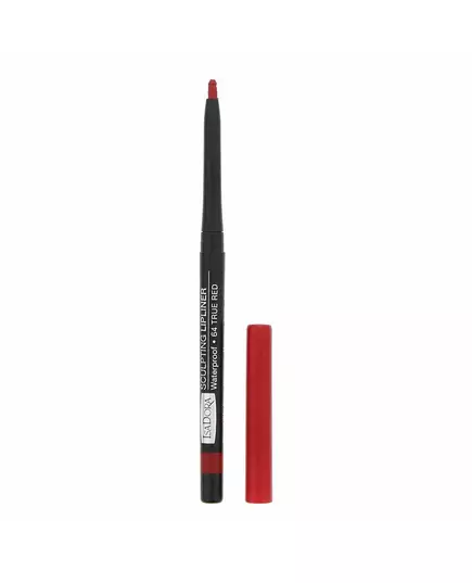 IsaDora Sculpting Étanche Crayon à lèvres Crayon à lèvres 64 Rouge vrai, 0,3 g