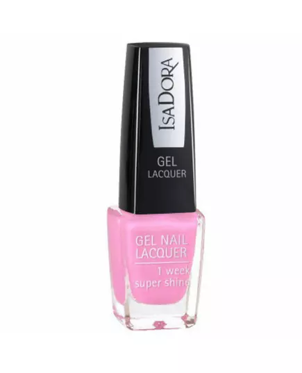 IsaDora Gel Lacquer Finition brillante Vernis à ongles 222 Bombe rose, 6 ml