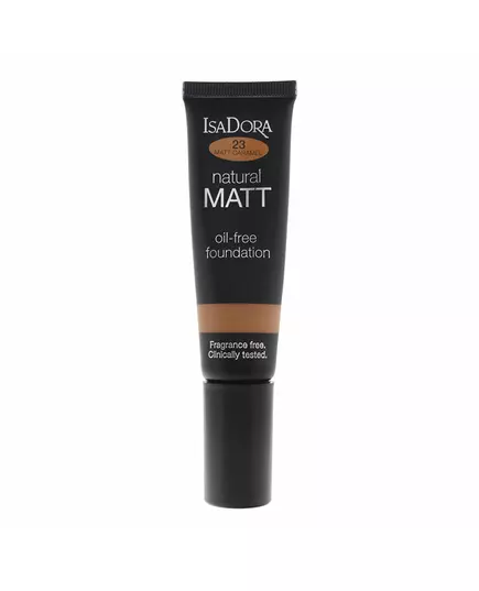 IsaDora Natural Matt Ölfrei Matt Flüssige Grundierung 23 Karamell, 35 ml