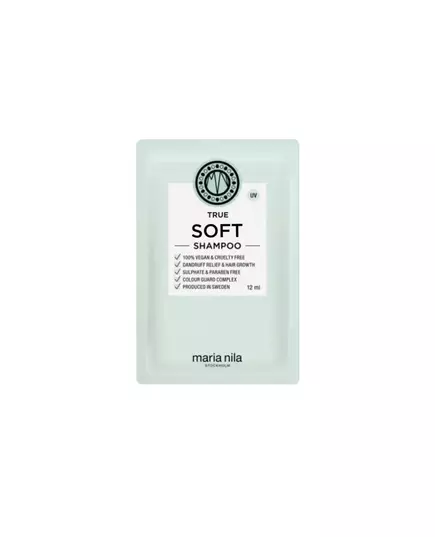 Maria Nila True Soft Vegan Haarshampoo Schuppen Kontrolle, 12 ml