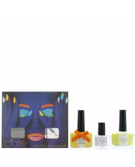 Set Ciate: Paint Pot Top Coat Nail Polish Black Light 5 ml + Paint Pot Nail Polish Neon Glitter 10 g + Paint Pot Nail Polish Neon Orange, 5 ml, Bild 3