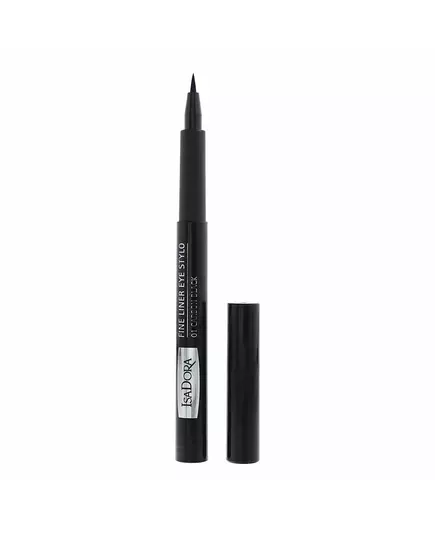 IsaDora Fine Liner Rétractable Crayon eyeliner en gel 01 Noir de carbone, 1,1 ml