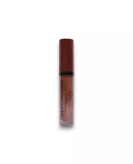 Makeup Revolution Sheer Brillant Vegan Lipgloss 123 Brunch, 3,5 ml, Bild 3