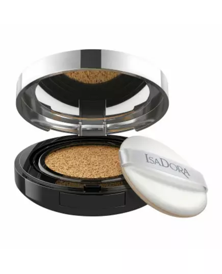 IsaDora Nude Makelloses Finish Kompakt-Foundation 22 Nude Karamell, 15 g
