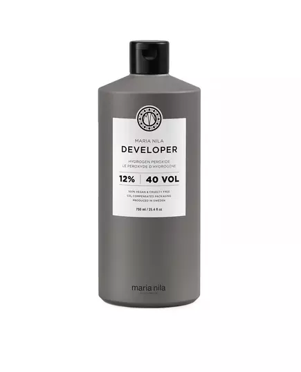 Maria Nila Developer Lotion oxydante pour cheveux 12% 40 % vol, 750 ml