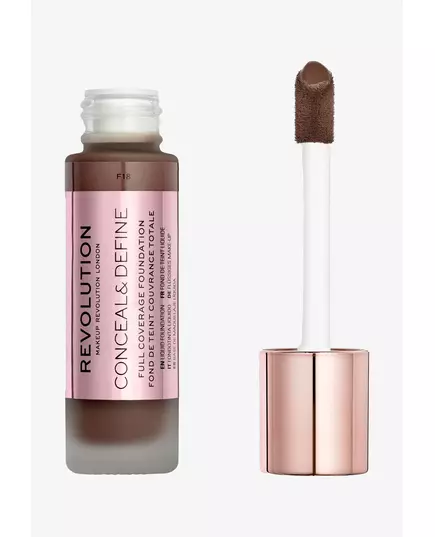 Makeup Revolution Conceal & Define Ölfrei Creme-Grundierung F 18, 23 ml, Bild 7