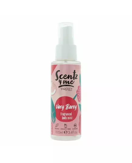 Yardley Scentz 4 Me Very Berry Spray parfumé Unisexe, 100 ml, image 3
