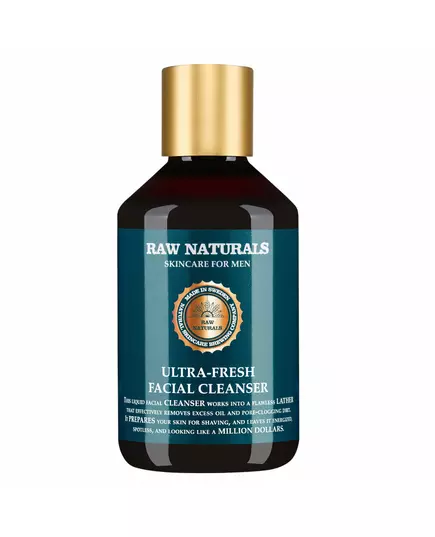 Raw Naturals Ultra-Fresh Facial Cleanser Énergisant Gel nettoyant Pour le visage, 250 ml