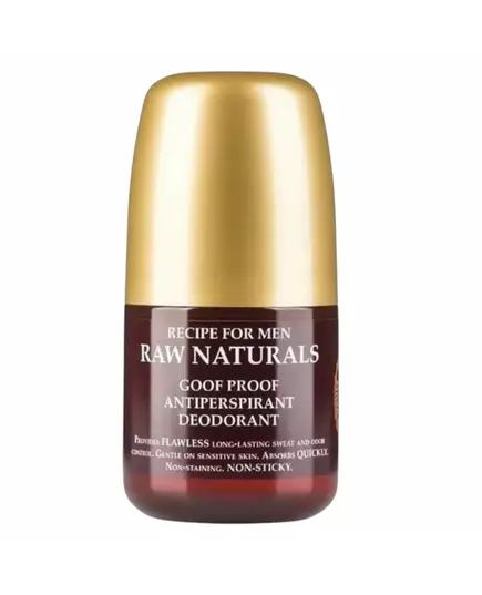 Raw Naturals Goof Proof Anti-Reizung Antitranspirant Für Männer, 60 ml