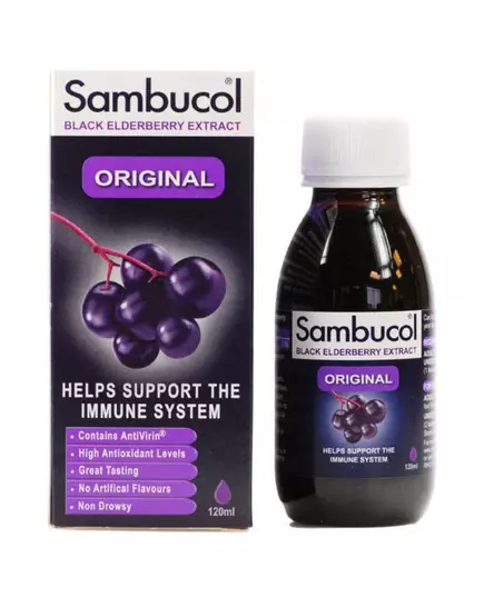 Sambucol Original Schwarzer Holunderextrakt Unterstützen Sie das Immunsystem Sirup, 120 ml, Bild 5