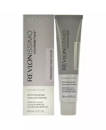 Revlon Revlonissimo Colorsmetique Acide hyaluronique Teinture permanente pour cheveux 7.43 Golden Copper Blonde, 60 ml