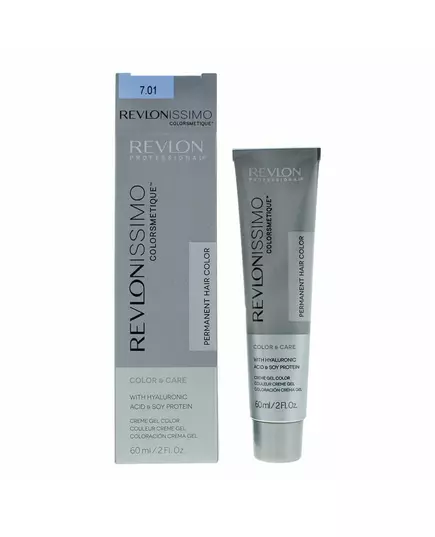 Revlon Revlonissimo Colorsmetique Permanente Haarfarbe 7.01 Natural Ash Brown, 60 ml