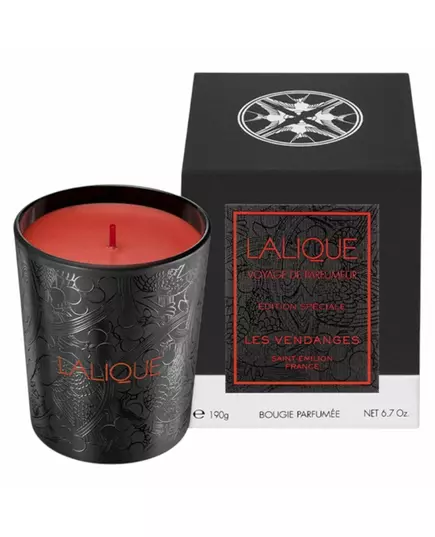 Lalique Les Vendanges Saint-Emilion France Boisé Fruité Bougie parfumée, 190 g, image 2