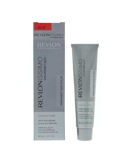 Revlon Revlonissimo Colorsmetique Teinture permanente pour cheveux 66.66 Intense Purple Red, 60 ml