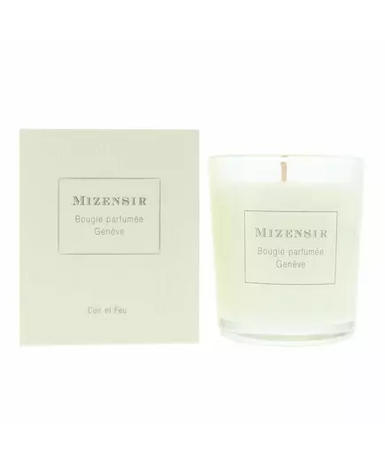 Mizensir Cuir Et Feu Boisé Bougie parfumée, 90 g